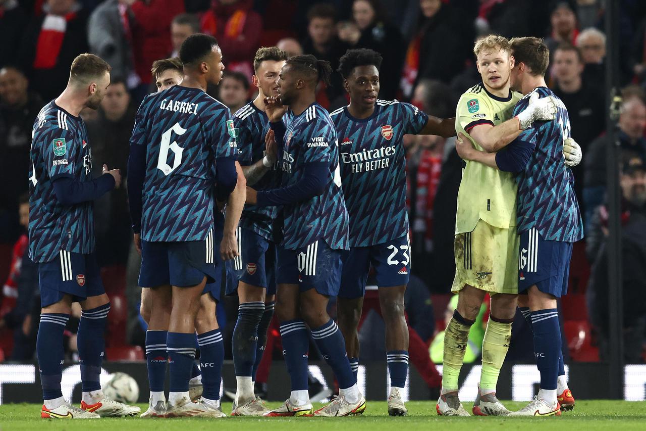 Liverpool v Arsenal - Carabao Cup - Semi Final - Second Leg - Anfield