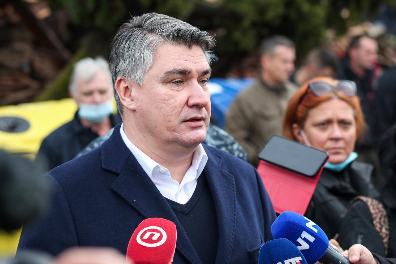 Predsjednik Zoran Milanović posjetio je selo Majska Poljana
