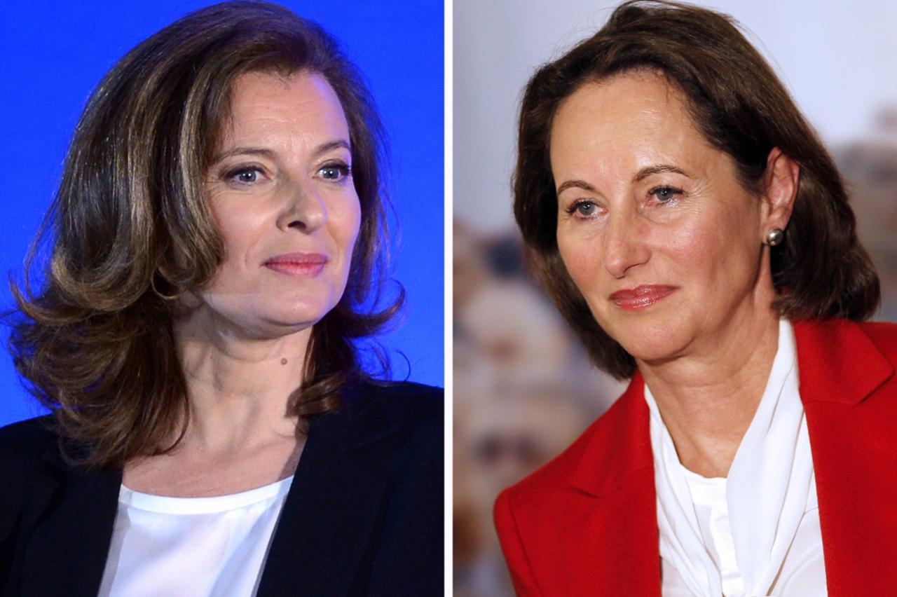 Segolene Royal,Valerie Trierweiler 