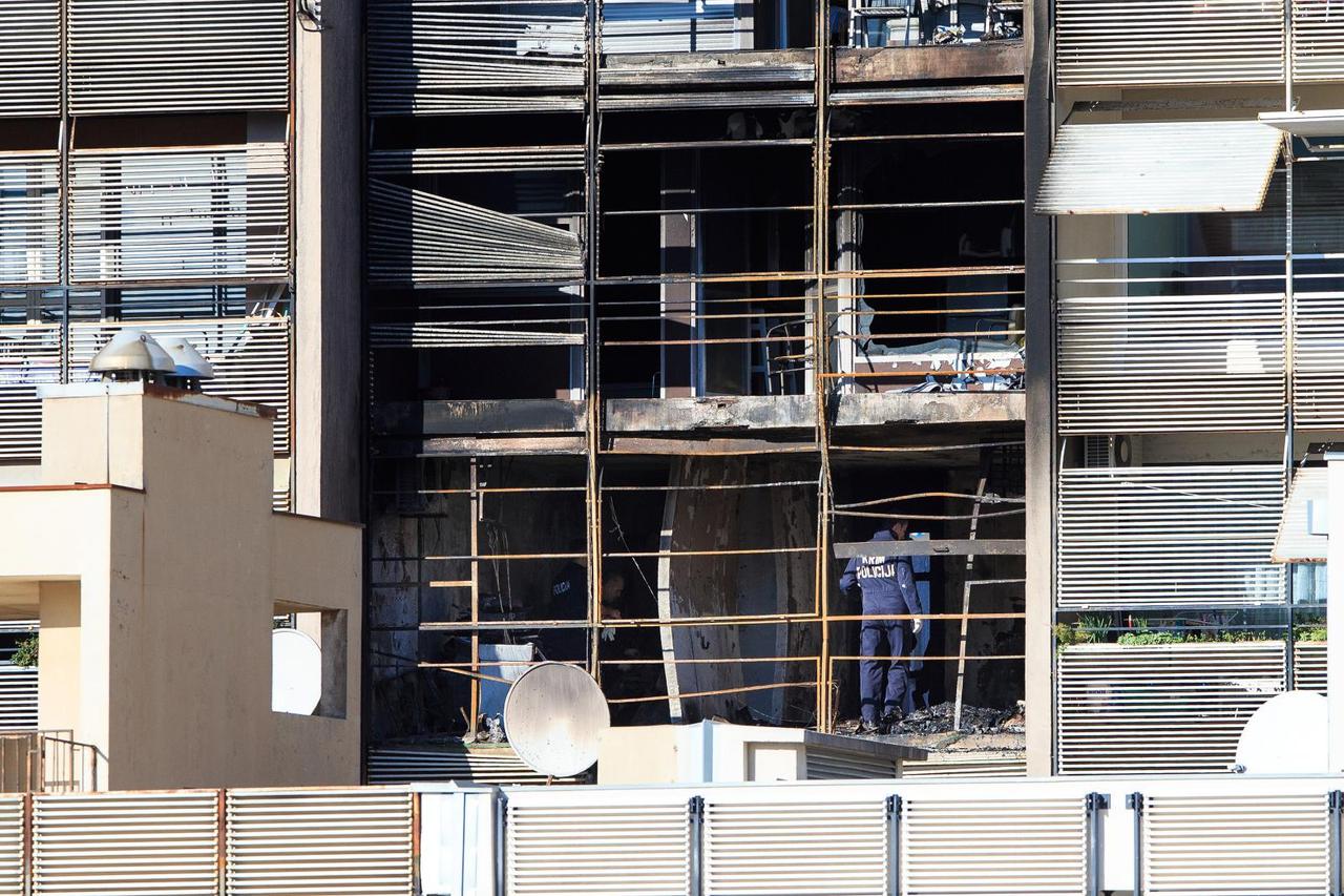 Očevid u izgorenim stanovima u splitskom naselju Trstenik