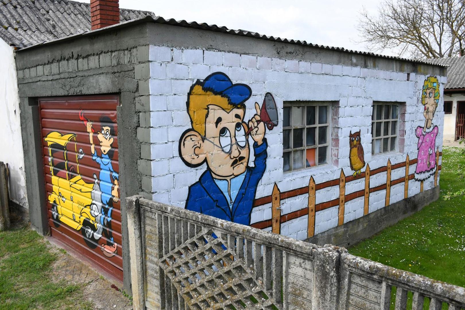 03.05.2021., Legrad - Turisticka patrola Vecernjeg lista. Legrad. Jedna od najvecih atrakcija je Grafiti ranc.  
Photo:Damir Spehar/PIXSELL