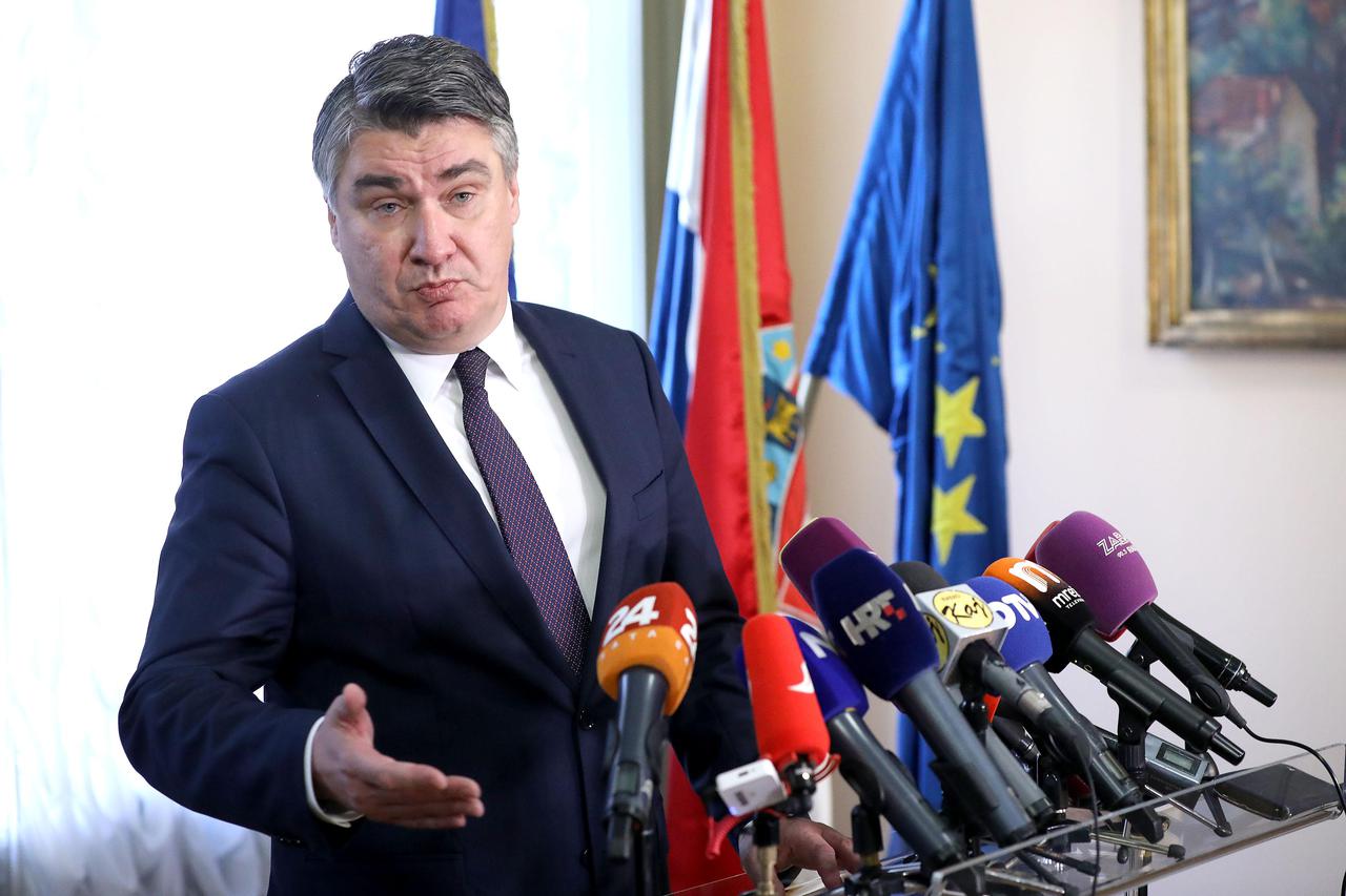 Zagreb: Milanović se obratio medijima nakon proslave obljetnice SUVAG-a