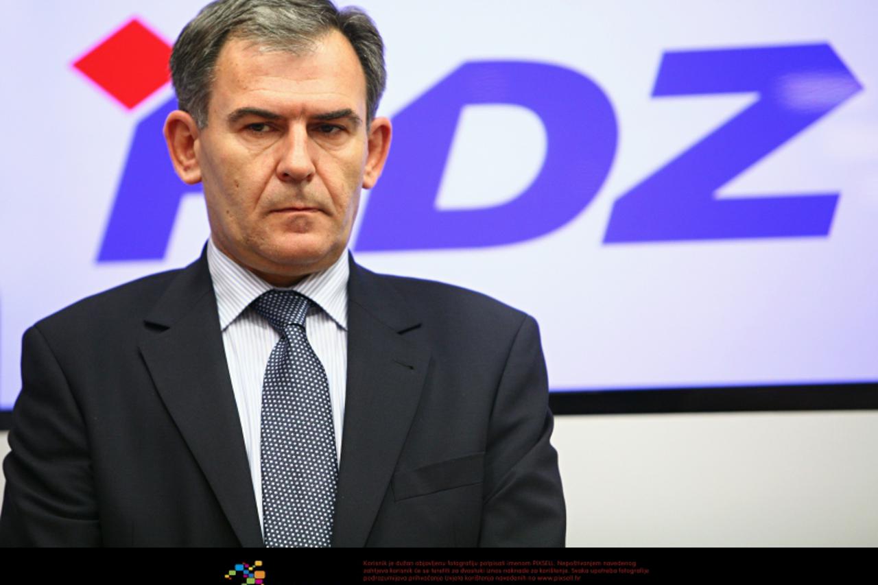 '17.03.2010., Zagreb - HDZ-ova konferencija za tisak. Tomislav Ivic.  Photo Tomislav Miletic/PIXSELL'