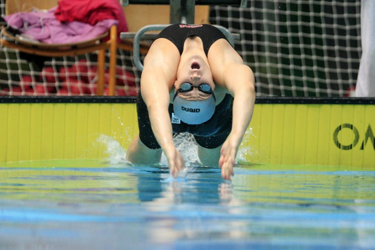 \'13.11.2010., Plivaliste Mladost, Zagreb - 38. medjunarodni plivacki miting. Sanja Jovanovic. Photo: Slavko Midzor/PIXSELL\'