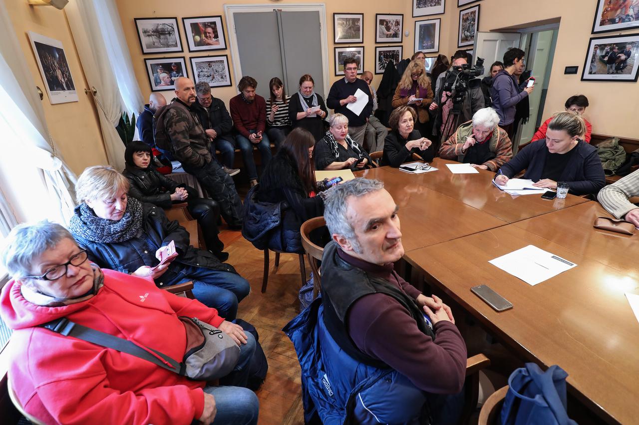 Konferencija za medije o slučaju tužbe HND-a od strane HRT-a