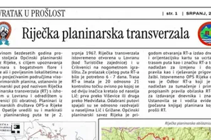 Povratak u prošlost: Riječka planinarska transverzala