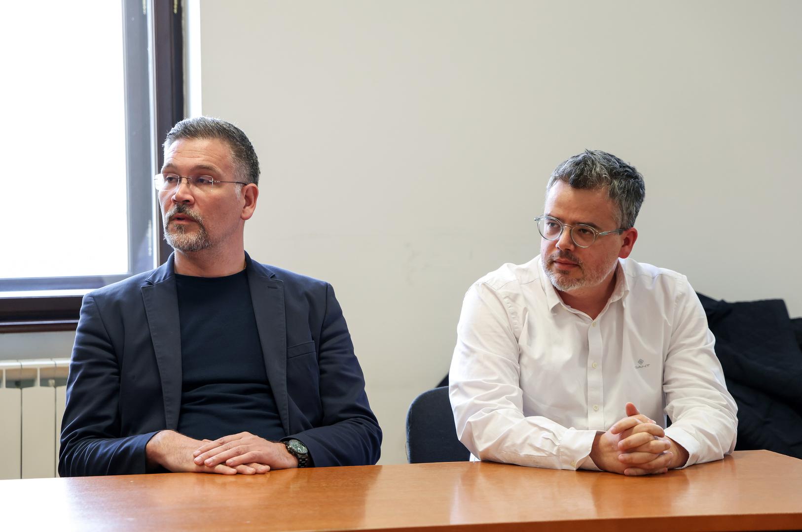 12.03.2026., Zupanijski sud, Osijek - Izricanje presude bivsem vukovarsko-srijemskom zupanu Damiru Dekanicu za laziranje i zataskavanje okolnosti prometne nesrece iz 2022. koju je pijan skrivio sluzbenim vozilom zupanije. Photo: Zeljko Lukunic/PIXSELL