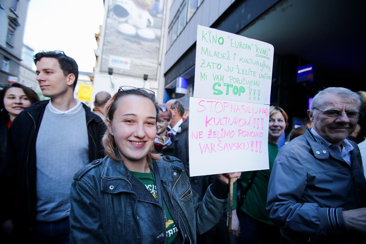 Prosvjed - Kino Europa