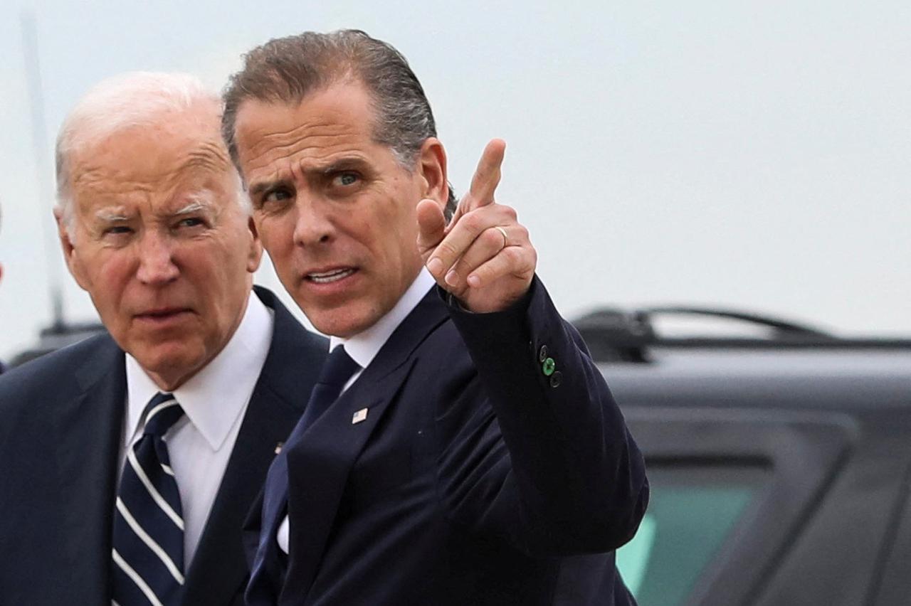 U.S. President Biden gathers with Hunter Biden and family members in Delaware