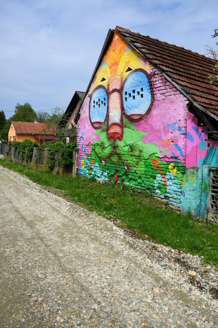 03.05.2021., Legrad - Turisticka patrola Vecernjeg lista. Legrad. Jedna od najvecih atrakcija je Grafiti ranc.  
Photo:Damir Spehar/PIXSELL