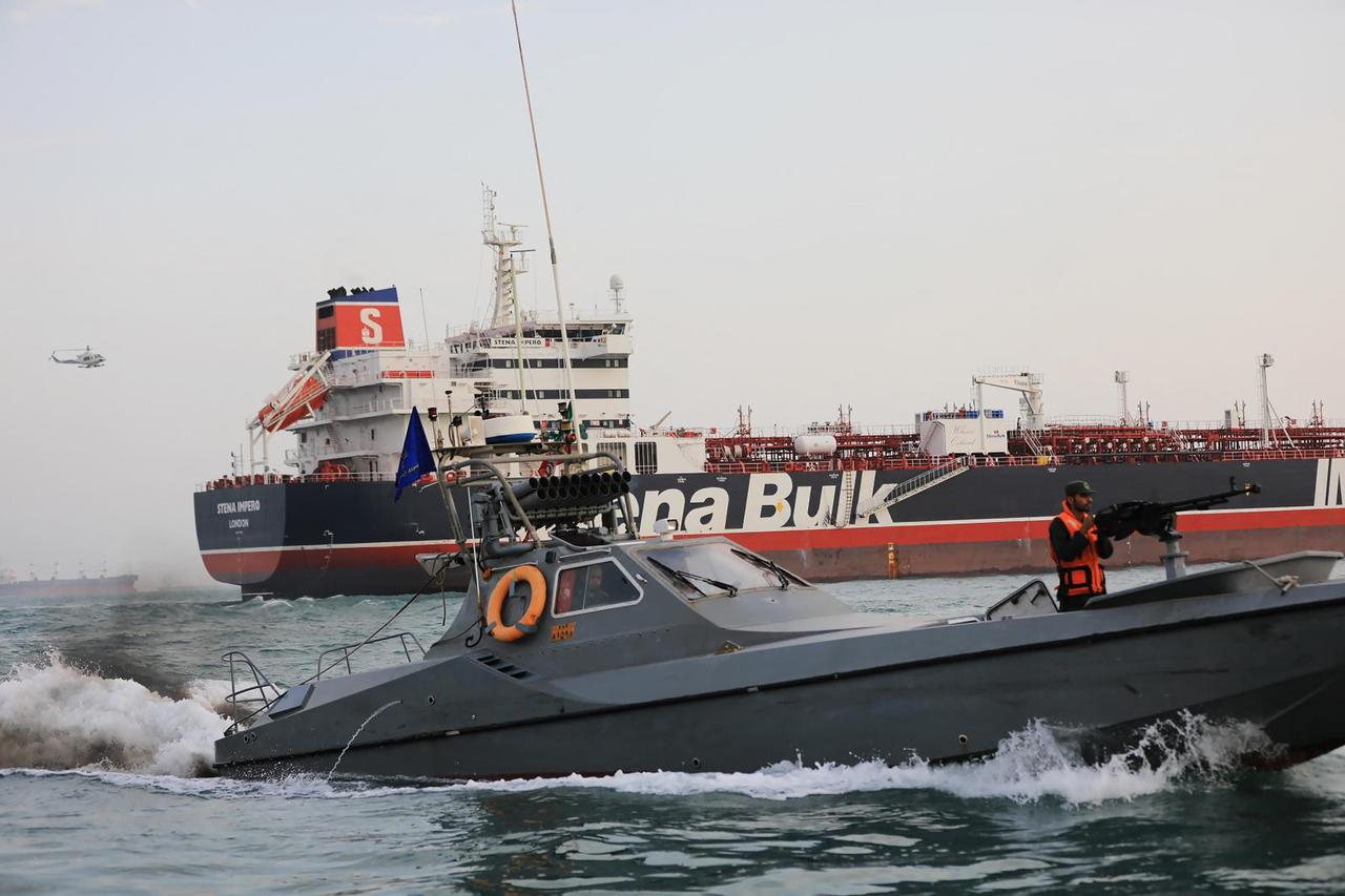 The British-flagged oil tanker Stena Impero