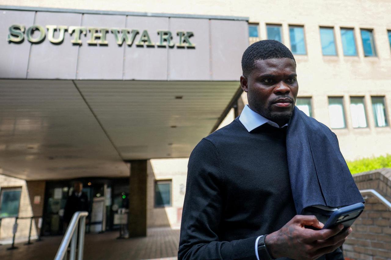 Villarreal and Ghana midfielder Partey, charged with rape and sexual assault, appears at Southwark Crown Court, in London