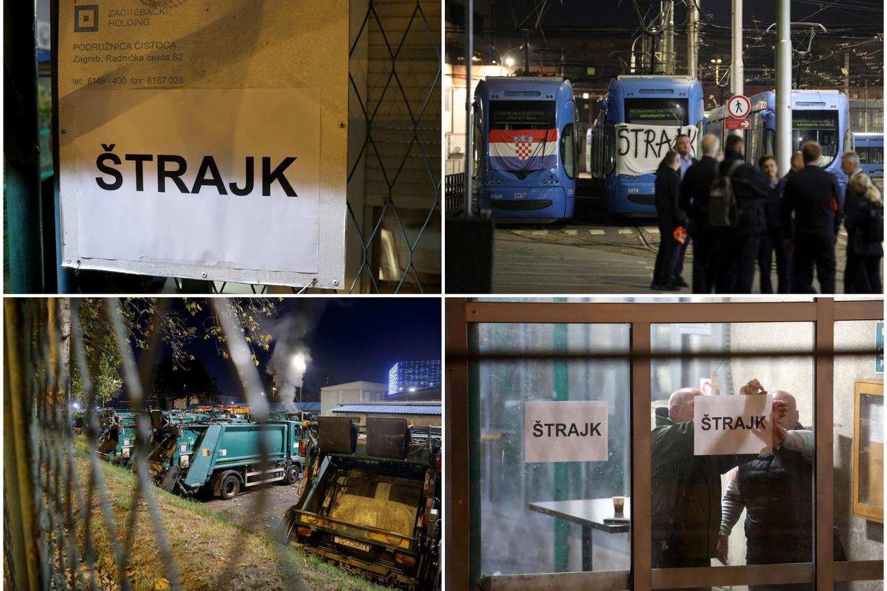 Štrajk u Zagrebu