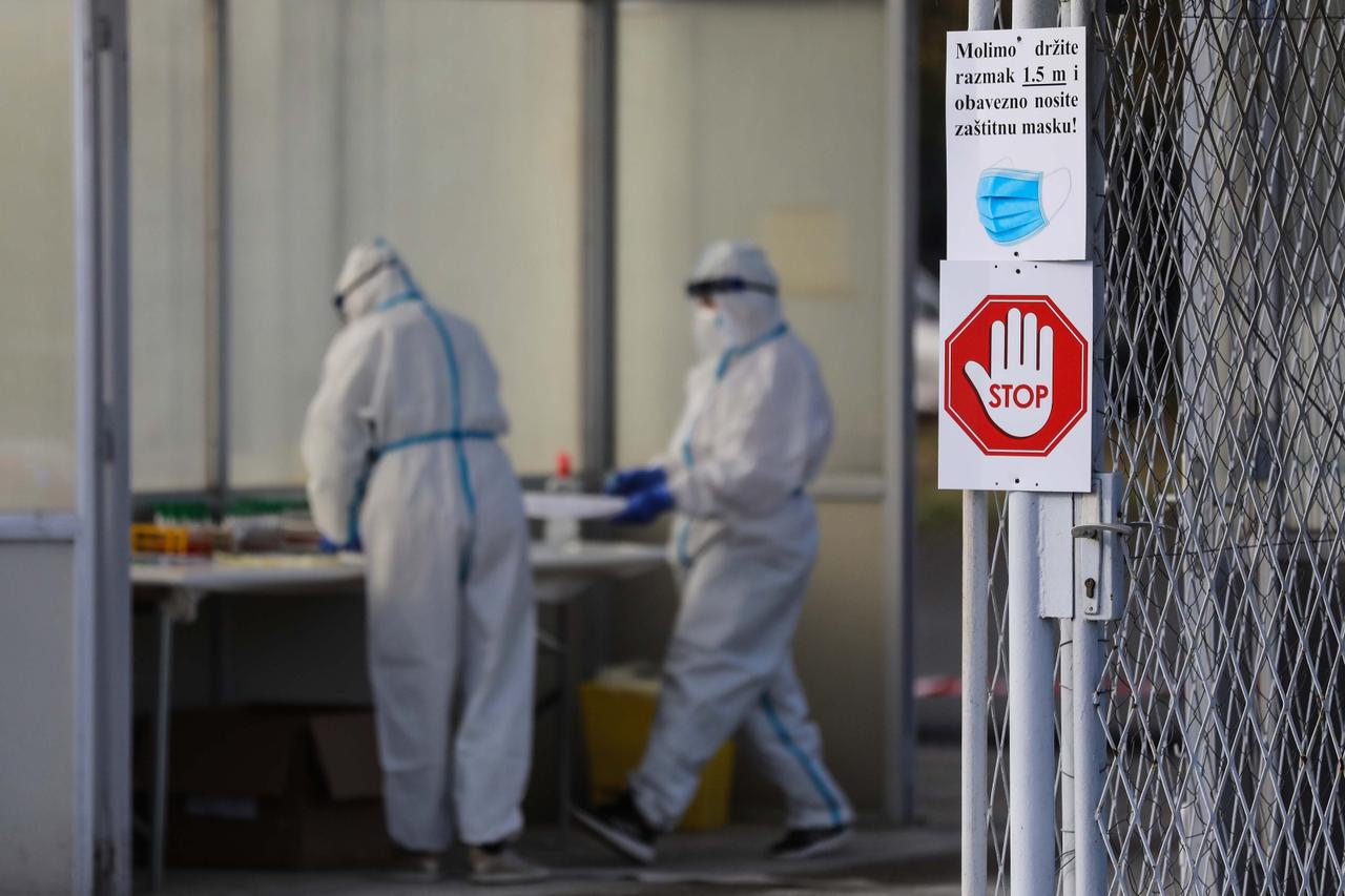 Zagreb: Od ranog jutra velike gužve za testiranje na Velesajmu