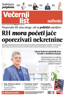 Večernji list naslovnica