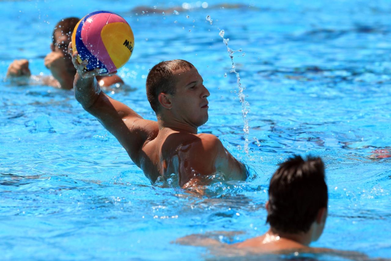 '27.08.2010.Zagreb, Hrvatska -  Sportsko rekreacijski centar Mladost, obnovljeni bazen i trening Hrvatske vaterpolo reprezentacije.Photo: Marko Prpic/PIXSELL'