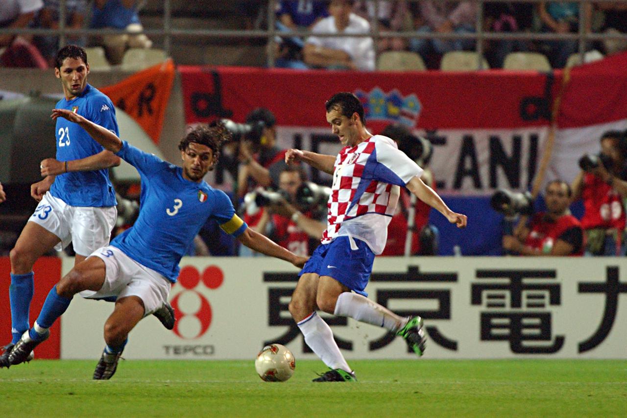 Ibaraki: Svjetsko nogometno prvenstvo, Italija - Hrvatska, 8.6.2002.