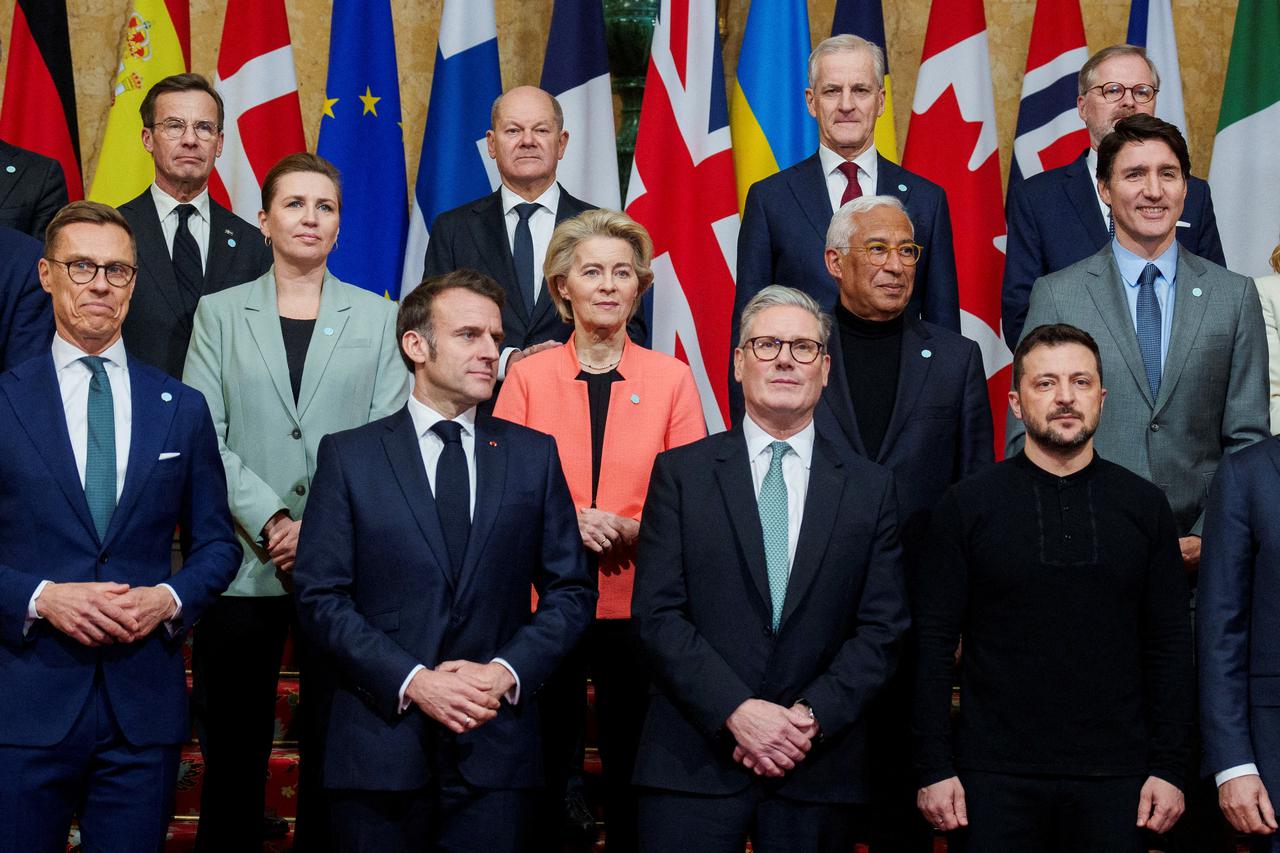 FILE PHOTO: European leaders' summit in London