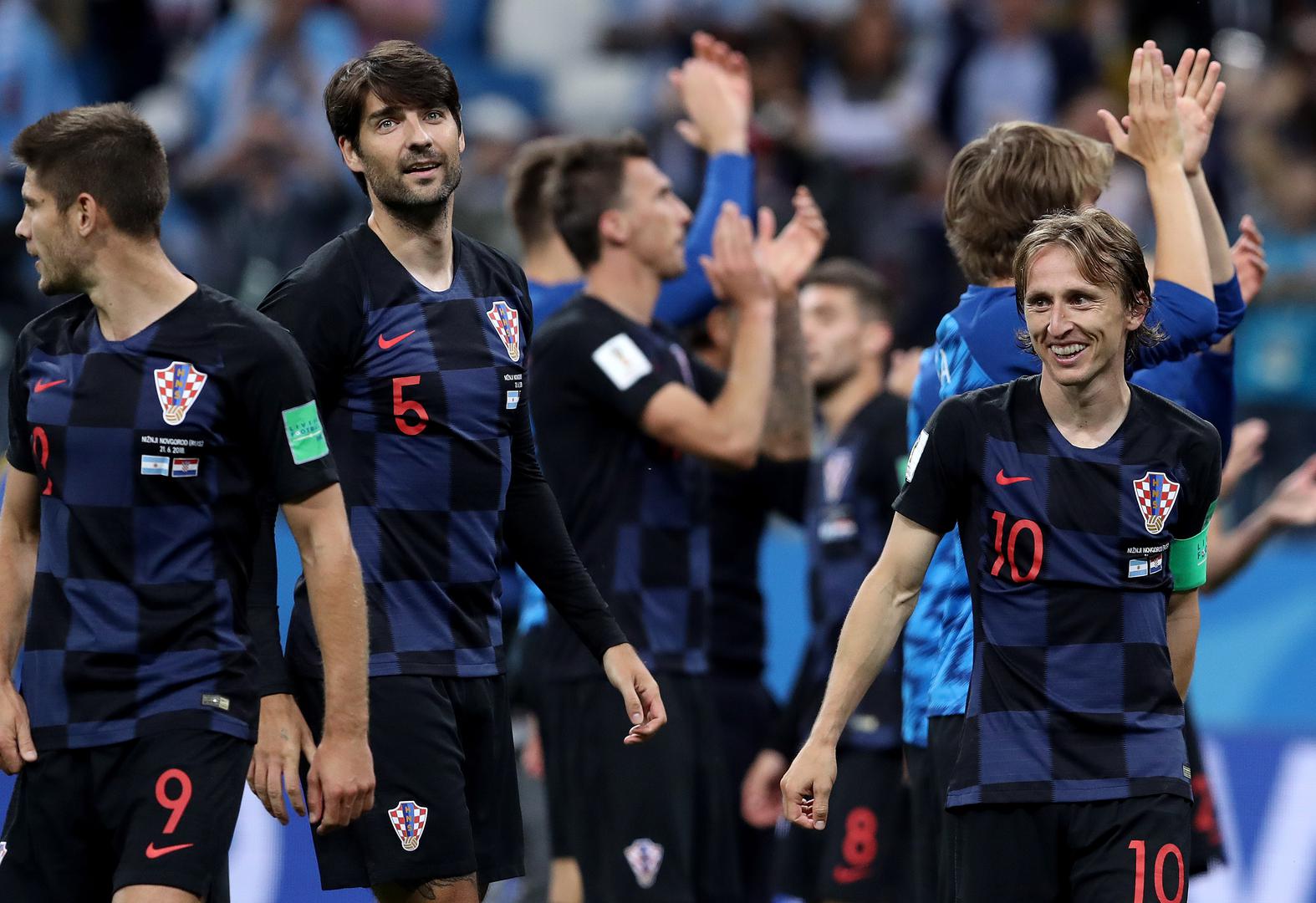 U četvrtfinalu su vatreni išli na domaćine prvenstva Rusiju, gdje je iznovila bila bolja u izvođenju jedanaesteraca i ukupan je rezultat za Hrvatsku bio 6:5.