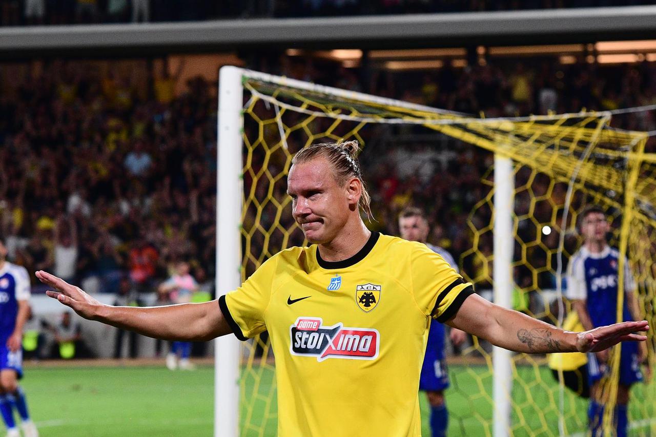 Atena: Domagoj Vida zabio konačni gol za pobjedu AEK protiv Dinama