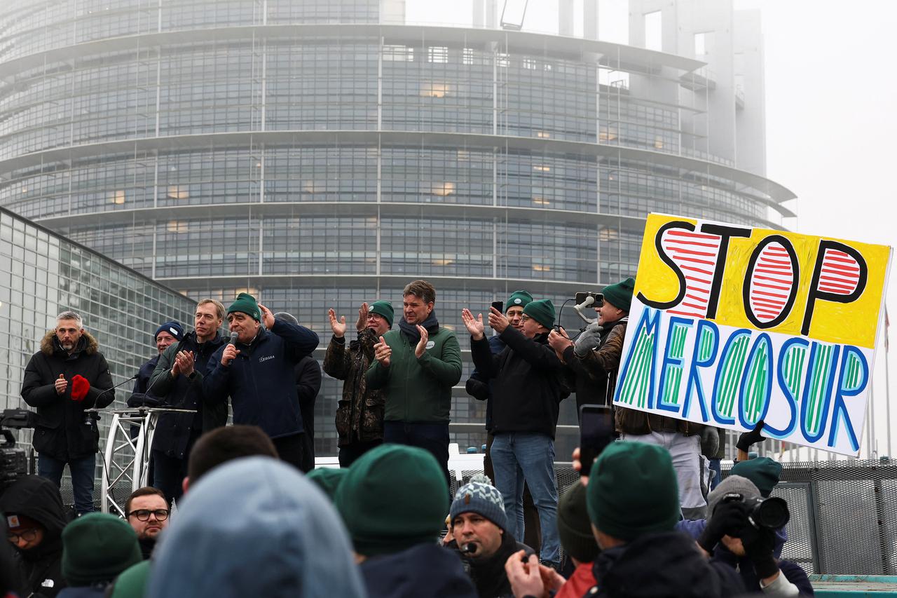 EU lawmakers vote on whether to refer EU-Mercosur trade agreement to CJEU, in Strasbourg