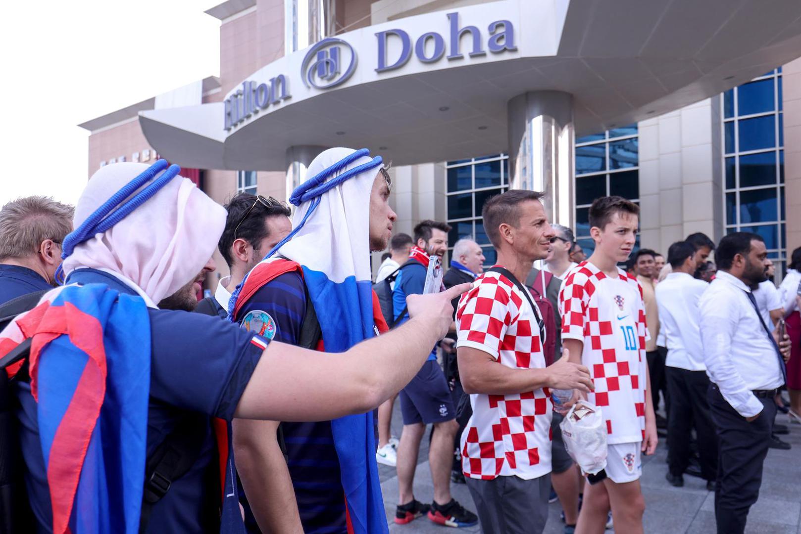 18.12.2022., Doha, Katar - Hrvatska nogometna reprezentacija otputovala je iz hotela Hilton Doha prema zracnoj luci, nakon jucerasnjeg osvajanja broncane medalje u utakmici protiv Maroka, na Svjetskom nogometnom prvenstvu Katar 2022. Photo: Igor Kralj/PIXSELL