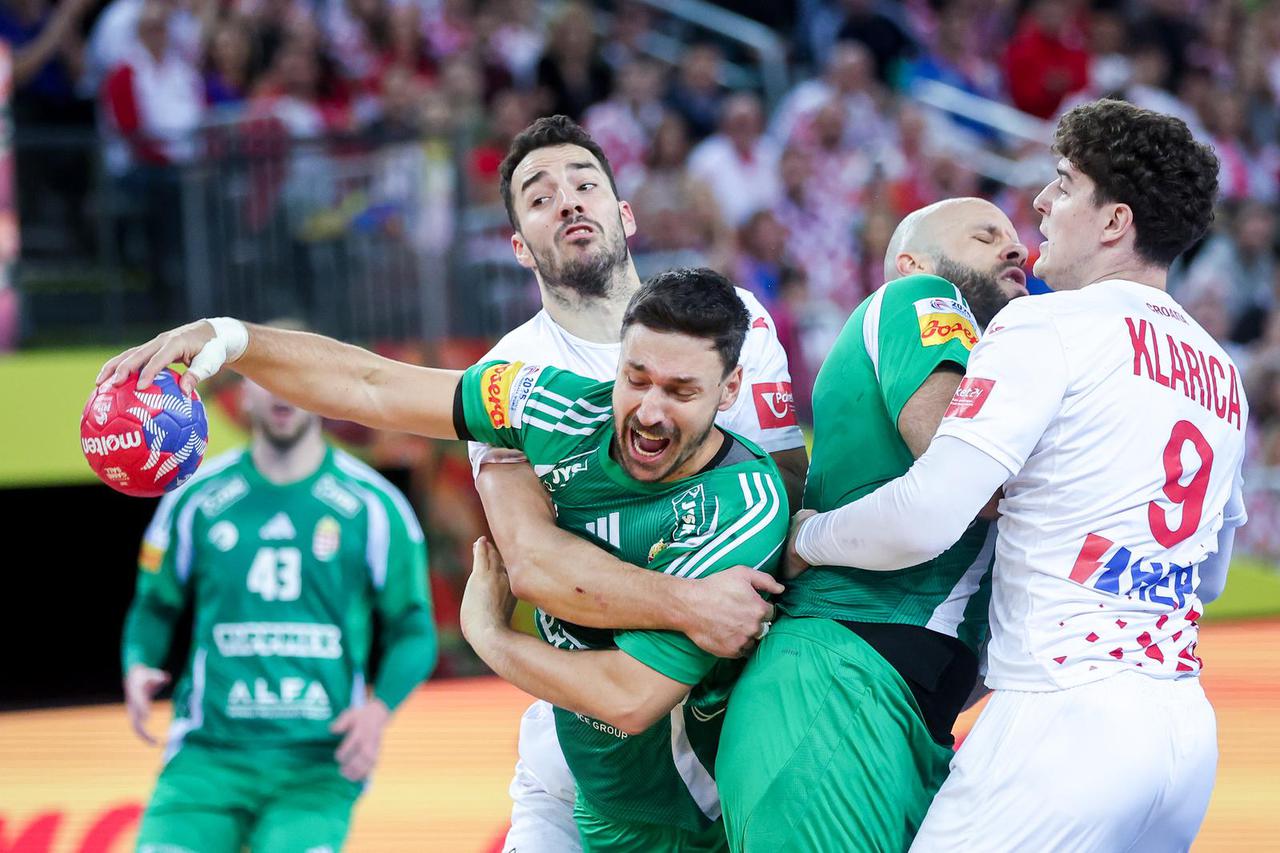 IHF Svjetsko rukometno prvenstvo 2025., četvrtfinale, Hrvatska - Mađarska