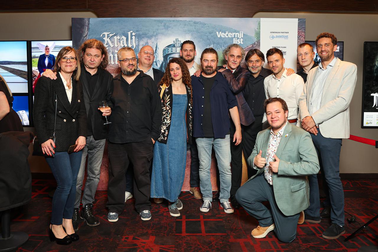 Zagreb: Premijera filma Večernjeg lista "Kralj Tomislav"