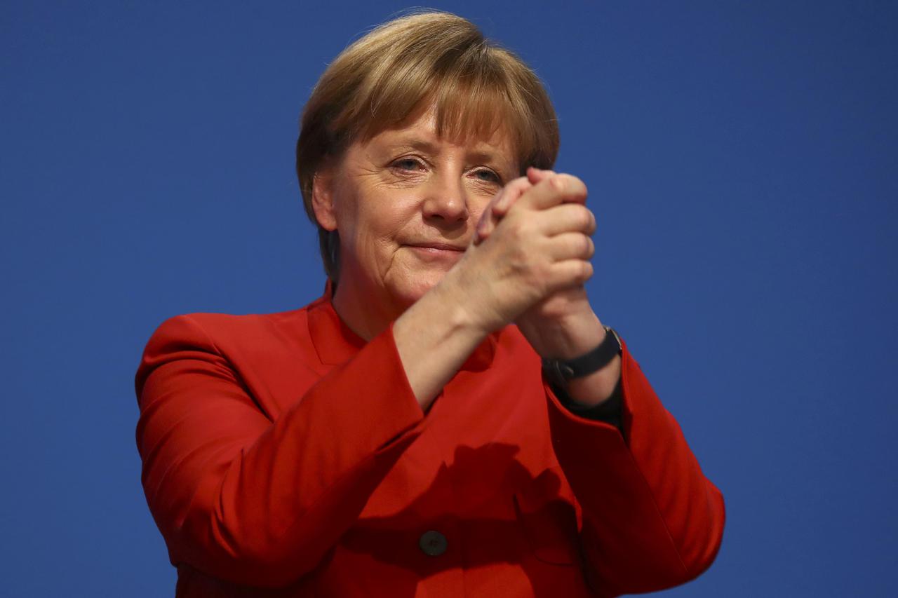 Merkel na stranačkom skupu u Essenu