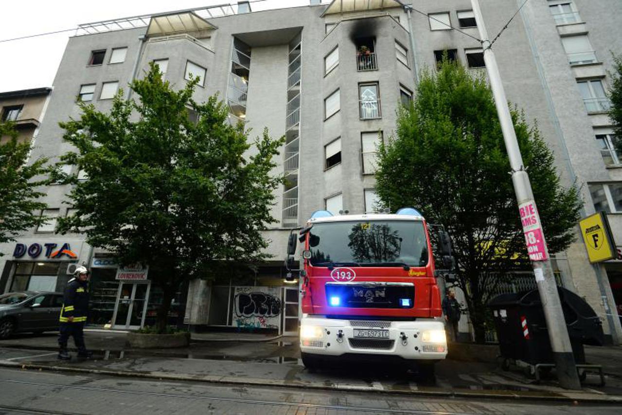 Požar u stanu u Maksimirskoj, portal (1)