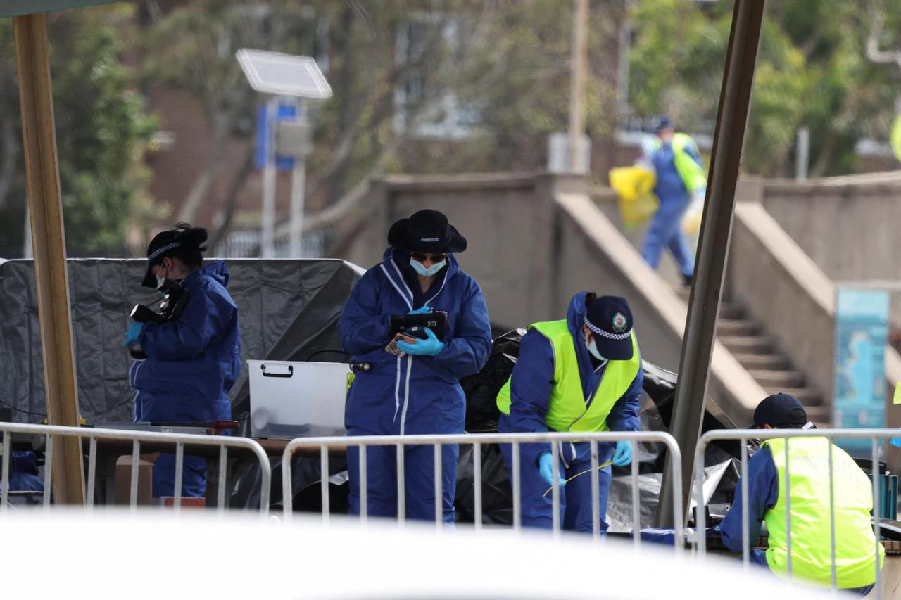 Aftermath of shooting incident at Bondi Beach in Sydney