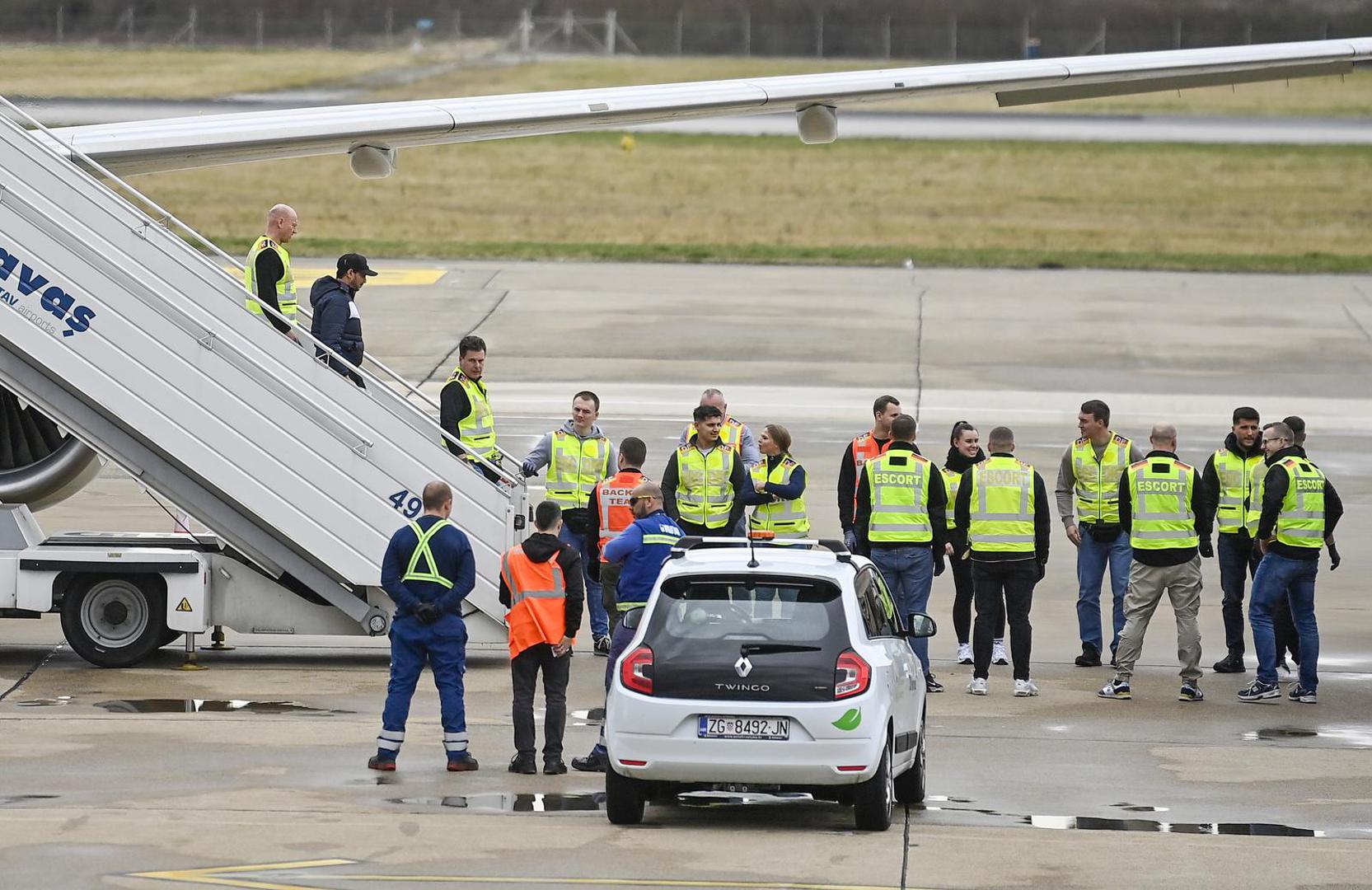12.03.2025., Zagreb - Dolazak 11 migranata koji su vraceni iz Hamburga u Zagreb. Photo: Igor Soban/PIXSELL