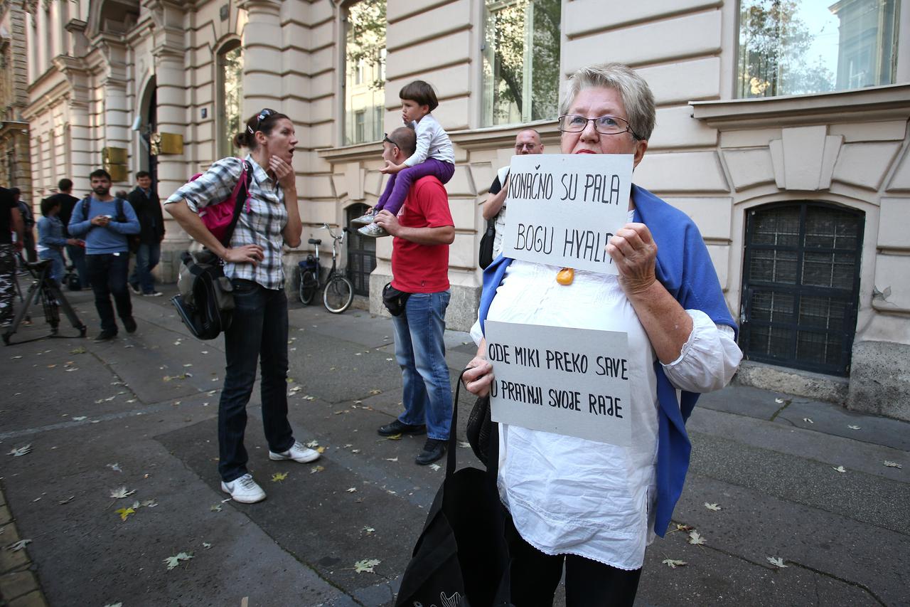 privodjenja gradonacelnika Milana Bandica i ostalih u akciji Agram.  Photo: Sanjin Strukic/PIXSELL