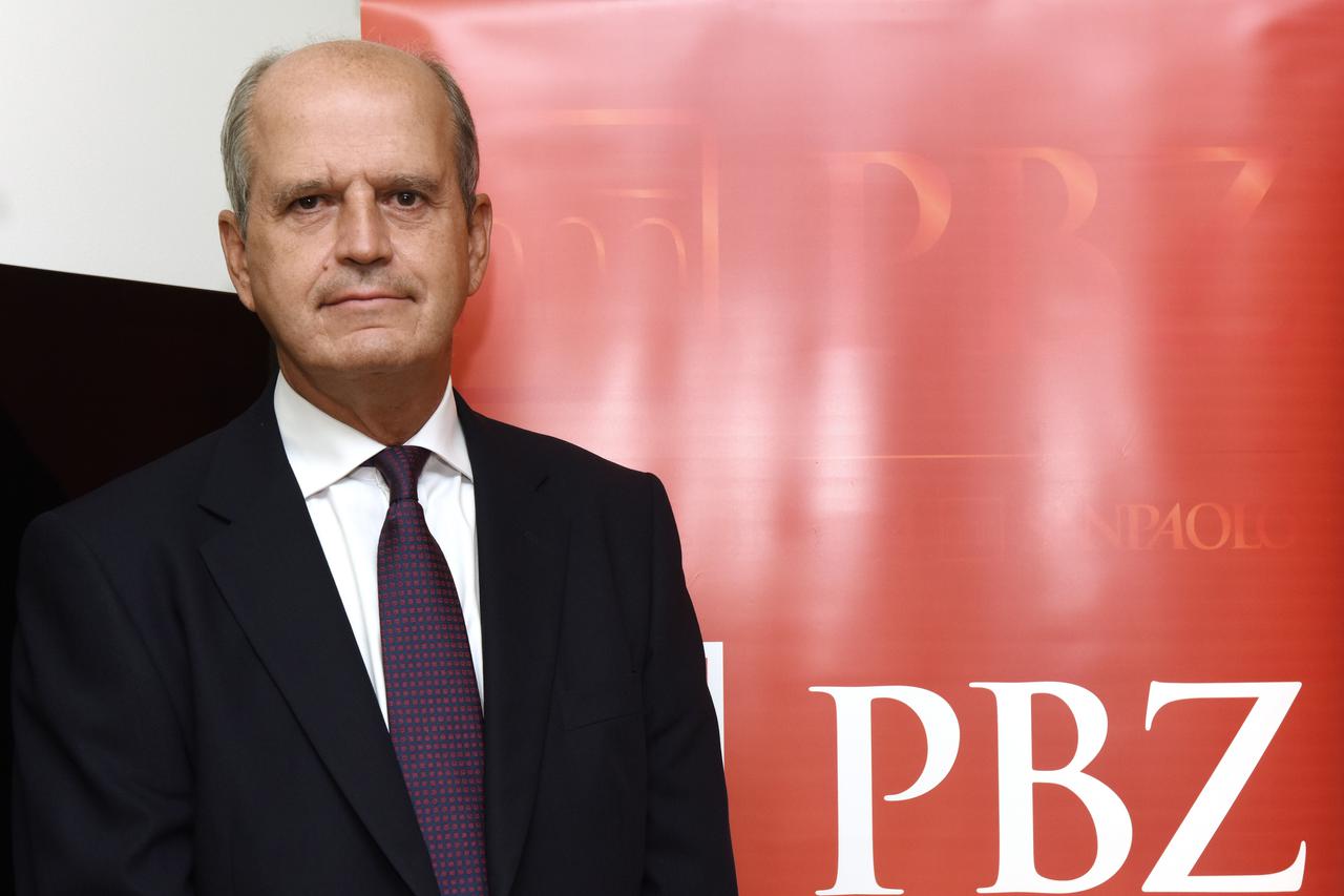 04.09.2015., Zagreb - Ignacio Jaquotot, rukovoditelj sektora za inozemne banke supsidijare Intese Sanpaolo.