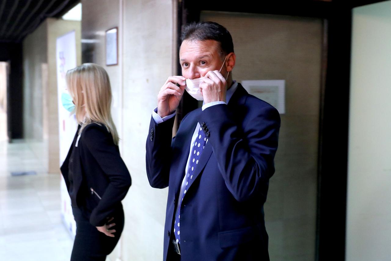 Zagreb: Sjednica Hrvatskog sabora u zgradi INA-e