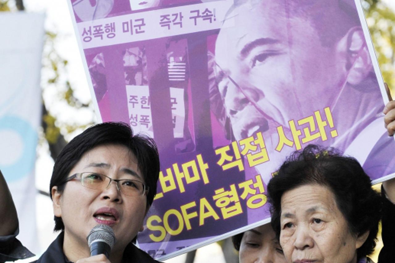 prosvjed, antiamerički, koreja (1)