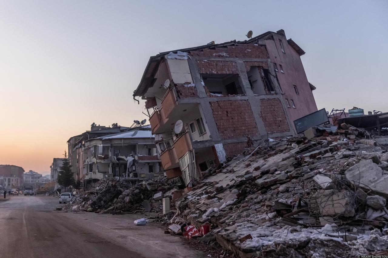 Aftermath of the deadly earthquake