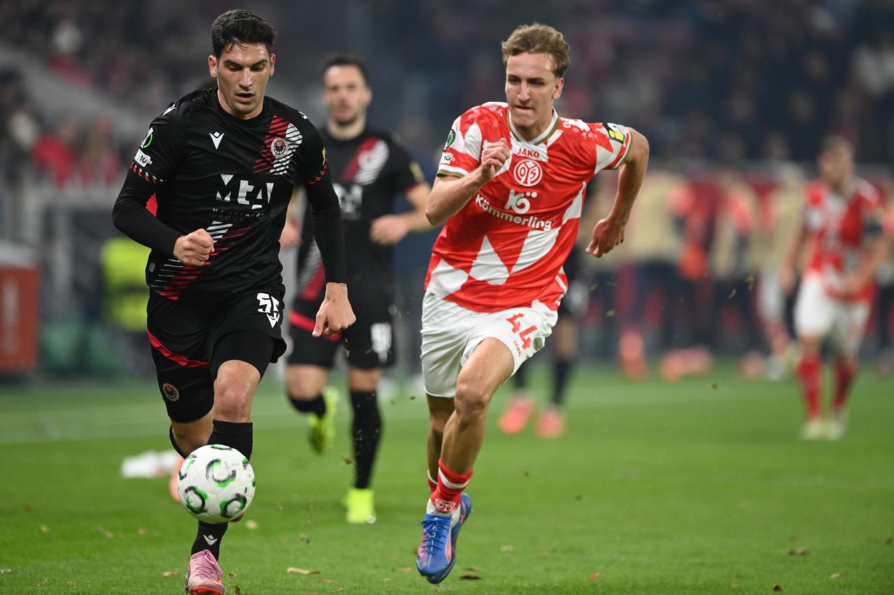 Soccer UEFA Conference League / 1.FSV FSV FSV Mainz 05 - Zrinjski Mostar 1-0.