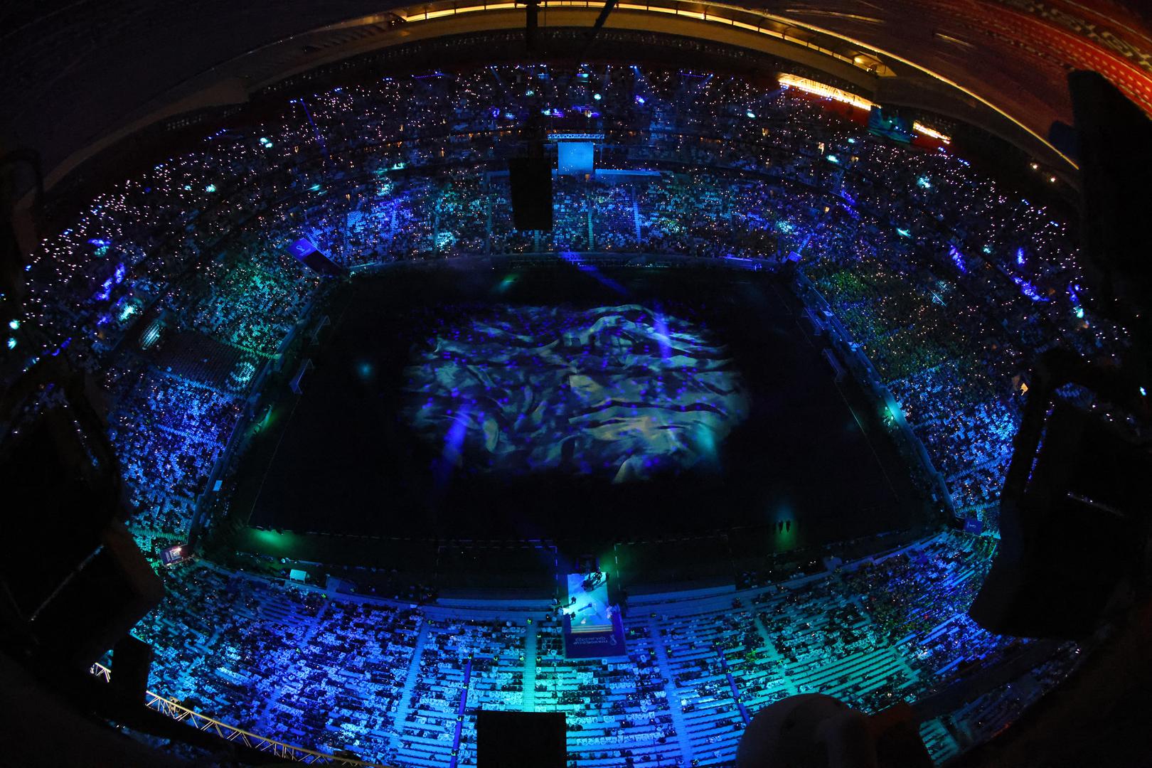 Soccer Football - FIFA World Cup Qatar 2022 - Group A - Qatar v Ecuador - Al Bayt Stadium, Al Khor, Qatar - November 20, 2022 General view during the opening ceremony REUTERS/Fabrizio Bensch Photo: Fabrizio Bensch/REUTERS