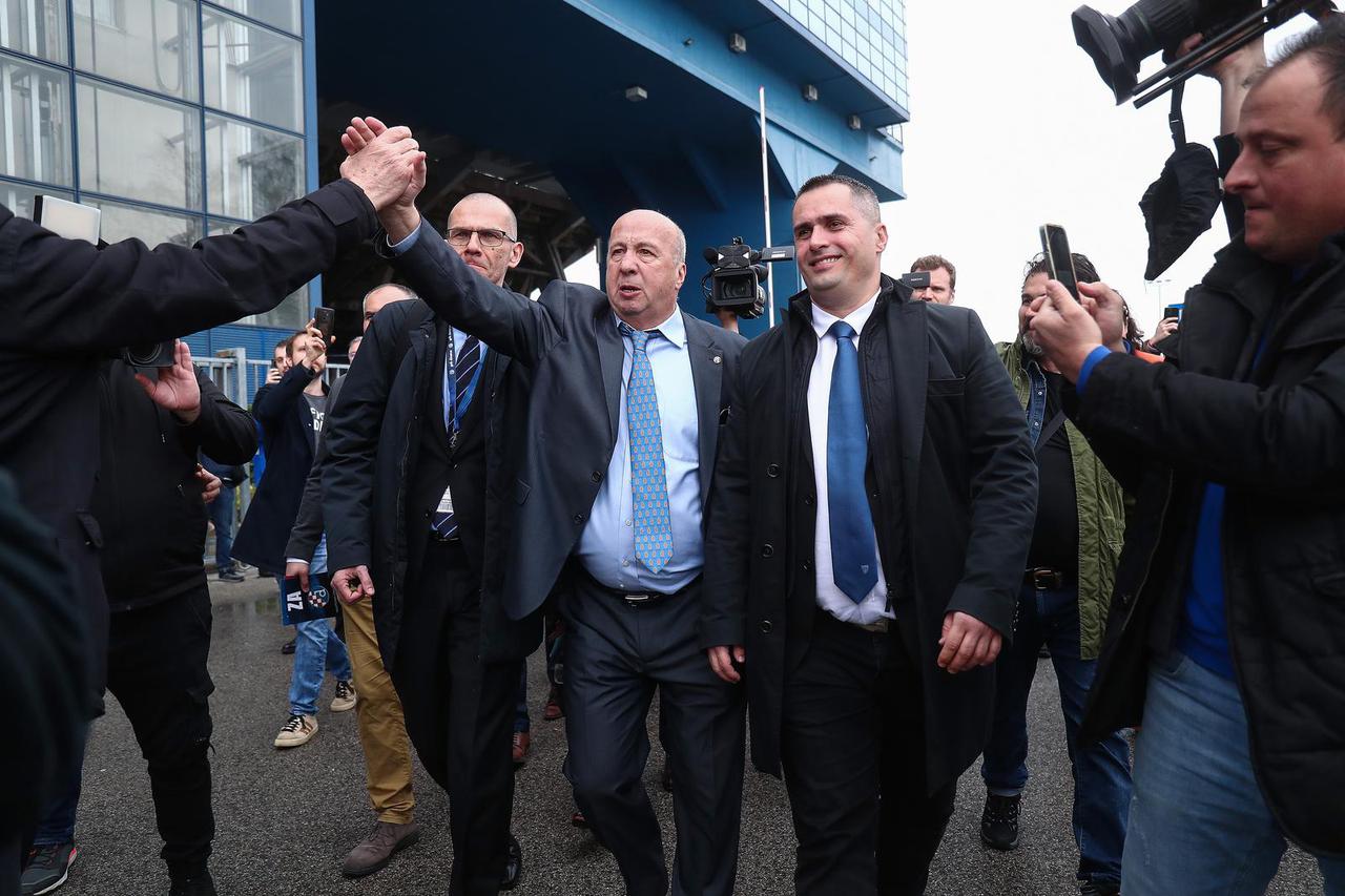 Zagreb: Odlazak Velimira Zajeca sa stadiona 