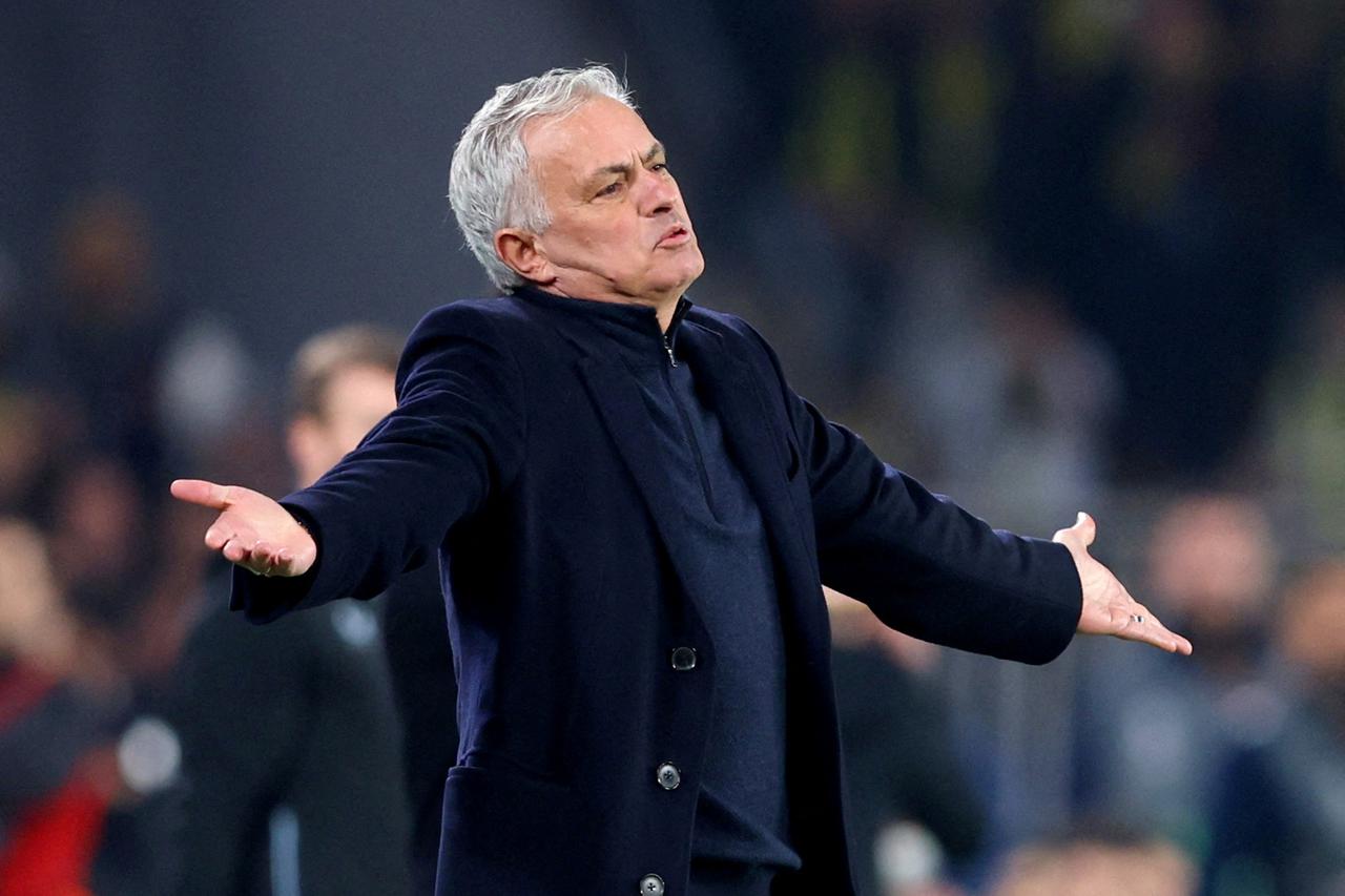 FILE PHOTO: Fenerbahce coach Jose Mourinho