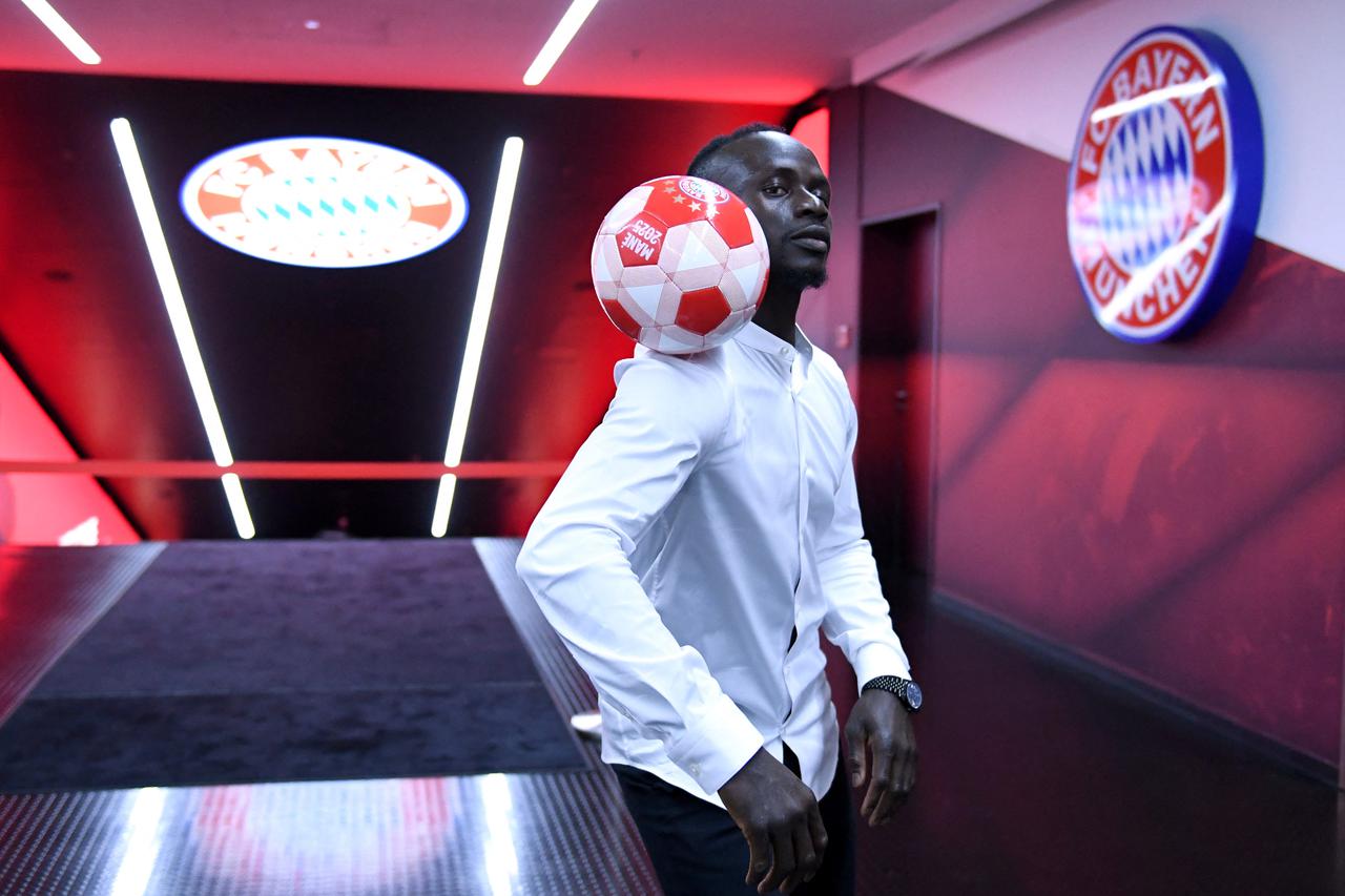 Bayern Munich presentation of new signing Sadio Mane