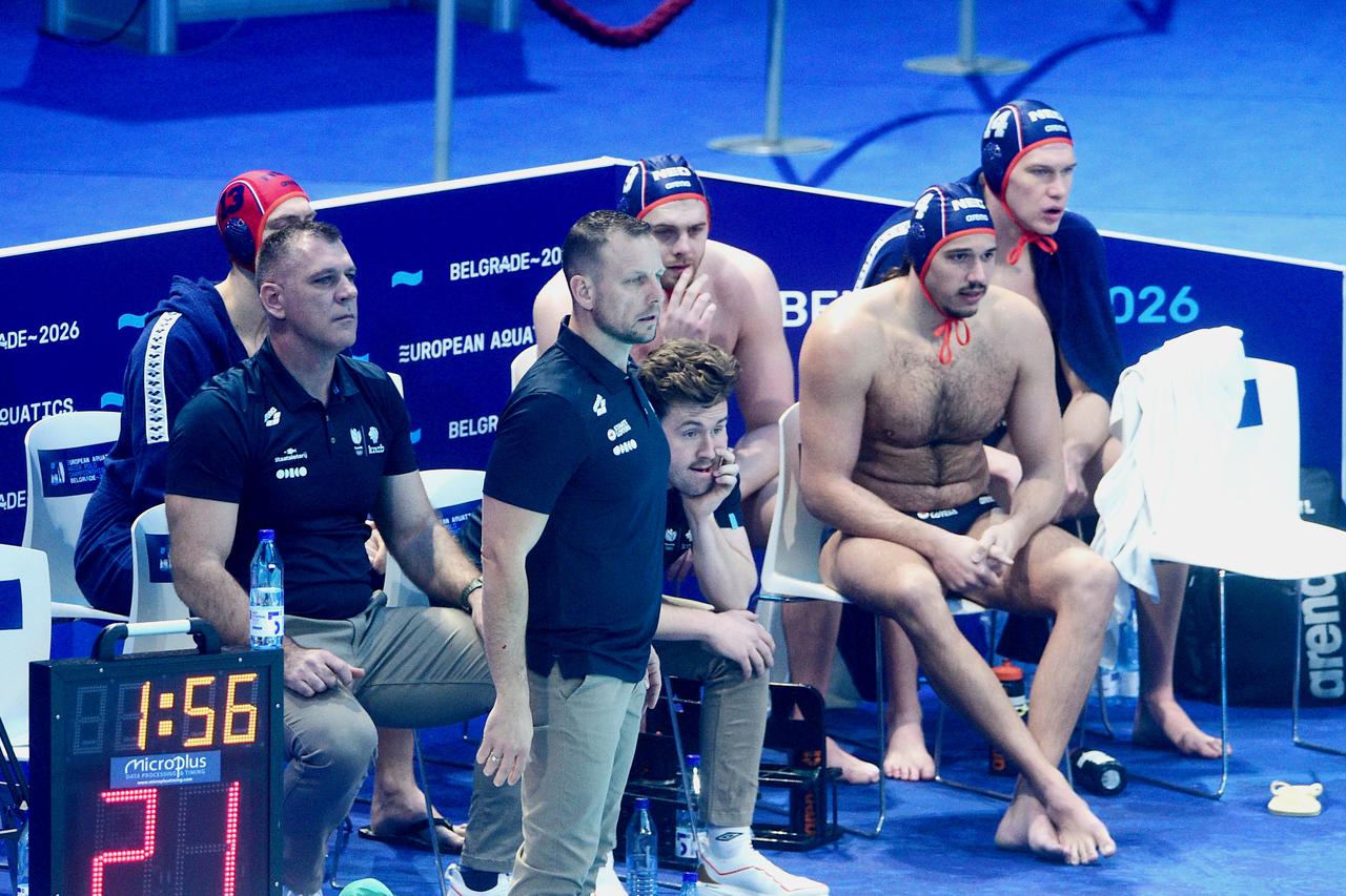 Beograd: Europsko prvenstvo u vaterpolu za muškarce 2026., Crna Gora - Nizozemska