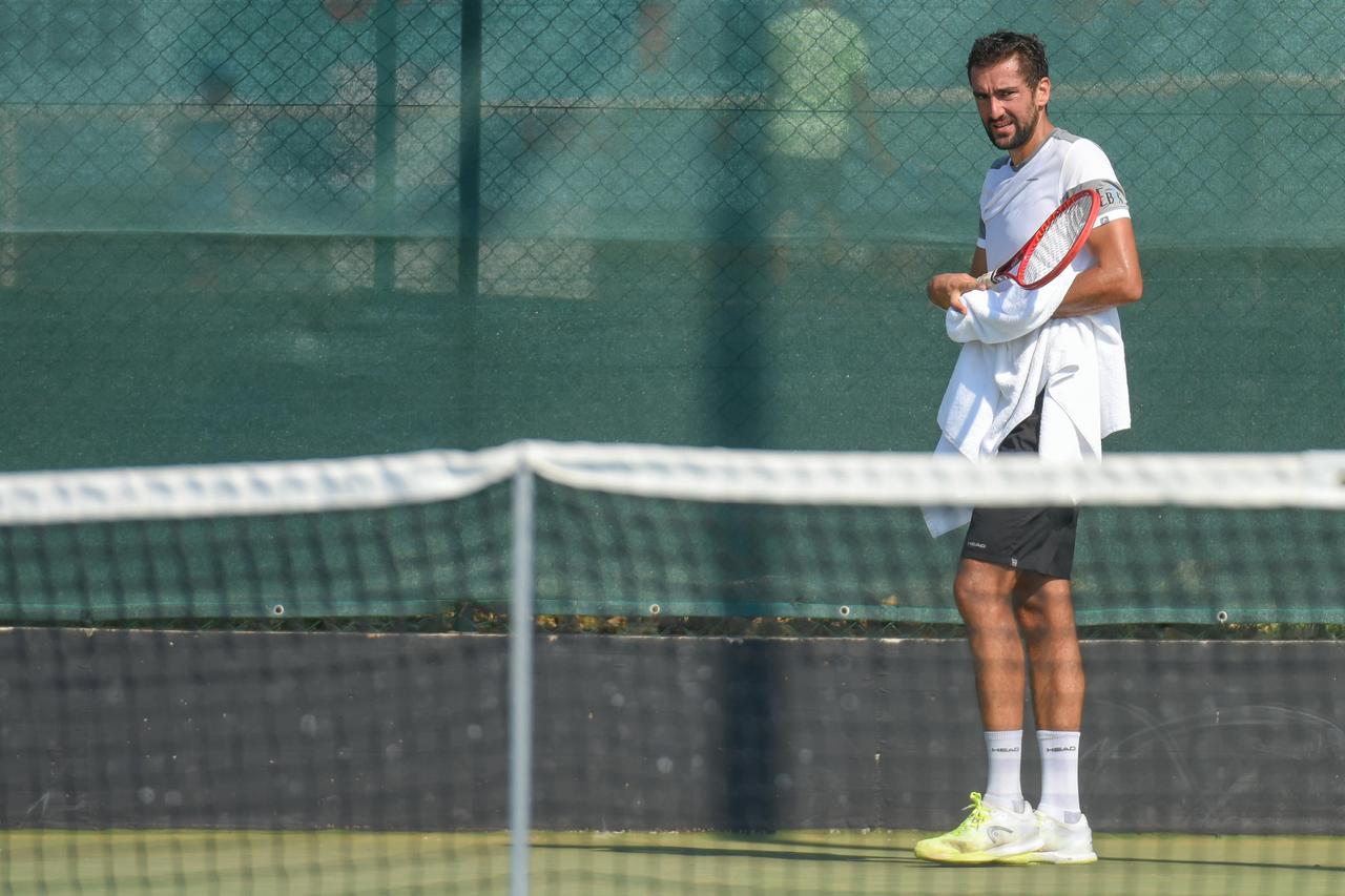 Zadar: Marin Čilić i Borna Ćorić pripremaju se na Višnjiku za teniske turnire u SAD-u