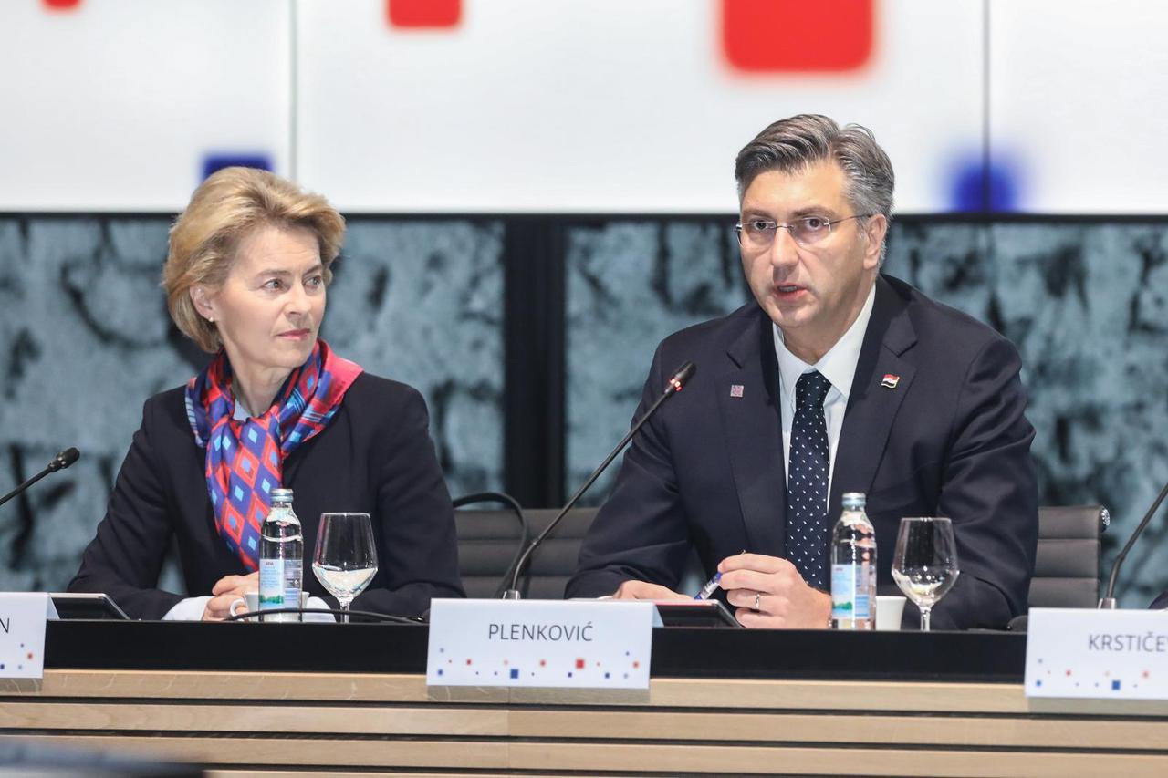 Zagreb: Sastanak članova Europske komisije sa članovima hrvatske Vlade