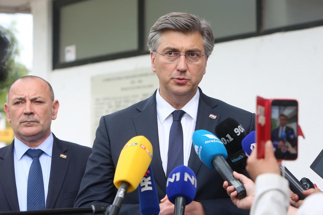 Karlovac: Andrej Plenković sudjelovao na sjednici Županijskog odbora Karlovačke županije