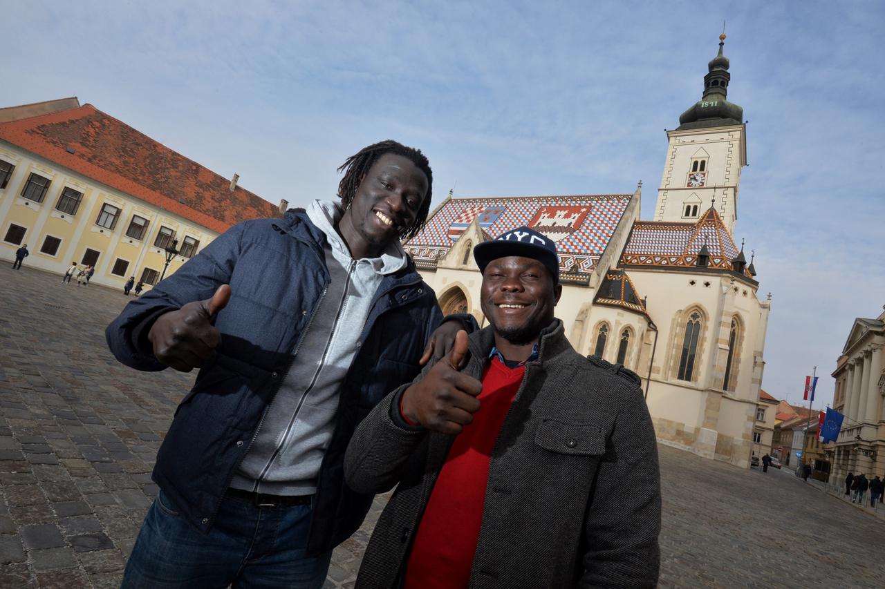 29.01.2016., Zagreb - Adewale Prince Soniyiki i Sadou Diagne, Afrikanci koji zive u Zagrebu.   Photo: Marko Lukunic/PIXSELL