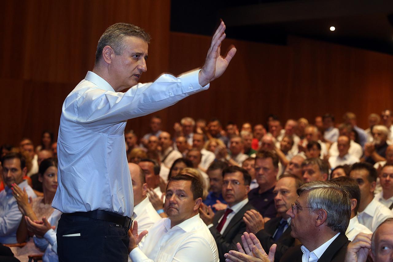 08.07.2015., Zagreb - Klauzura HDZ-a za I. izbornu jedinicu odrzana je u Koncertnoj dvorani Vatroslava Lisinskog. Tomislav Karamarko.  Photo: Goran Stanzl/PIXSELL