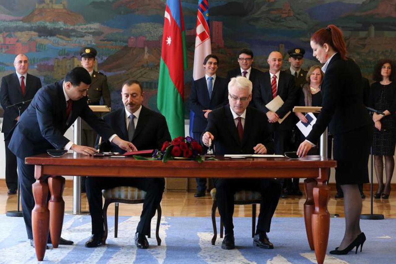 ivo josipović,ilham alijev