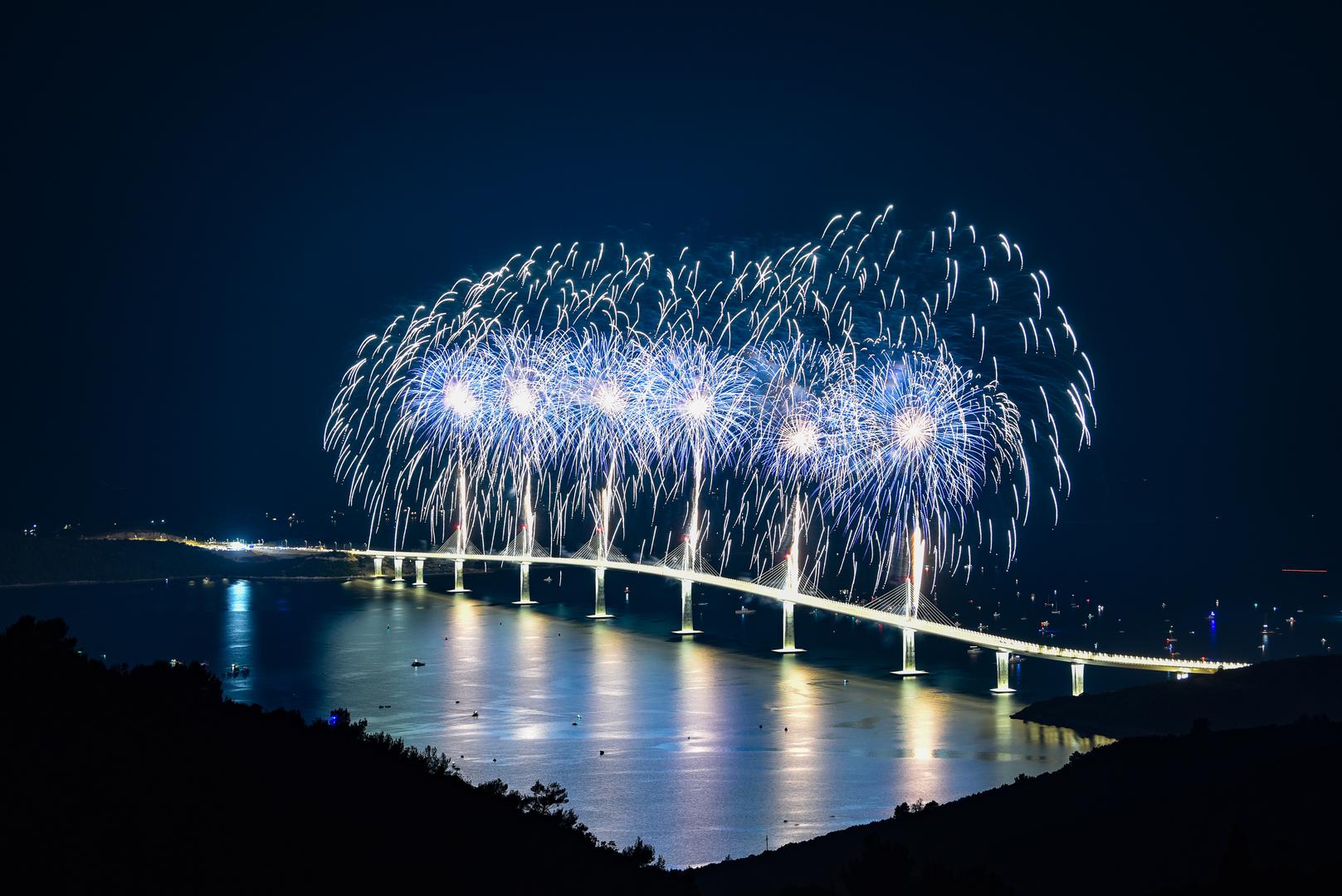 26.07.2022., Komarna - Sluzbeno otvorenje Peljeskog mosta.   Photo: Matko Begovic/PIXSELL